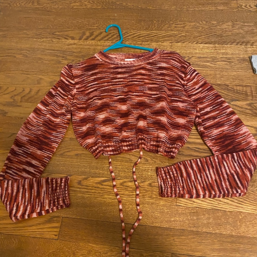 blush boutique open back sweater